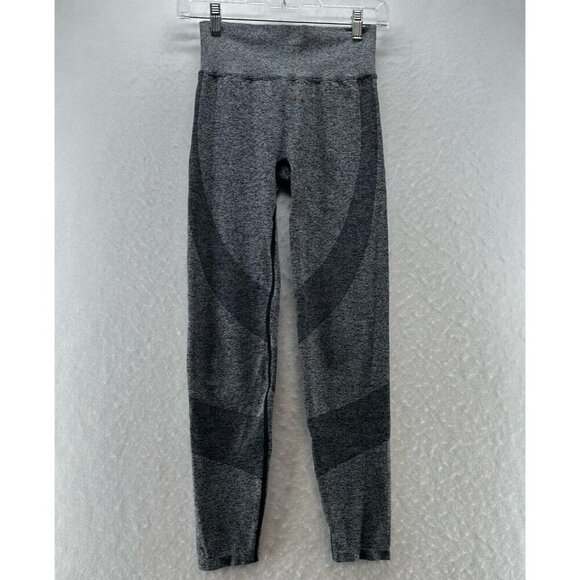 PINK Active Victoria's Secret Leggings Size S Seamless Athletic Performance Gray - Picture 1 of 10